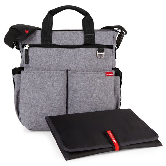 Skip Hop Duo Signature Diaper Bag - Heather Grey - Picture 2 of 4